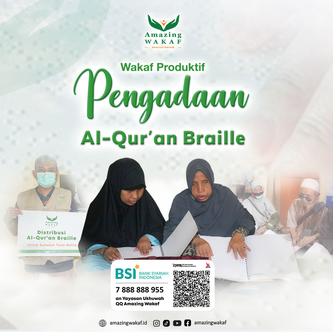 Donasi Pengadaan Al Quran Braille