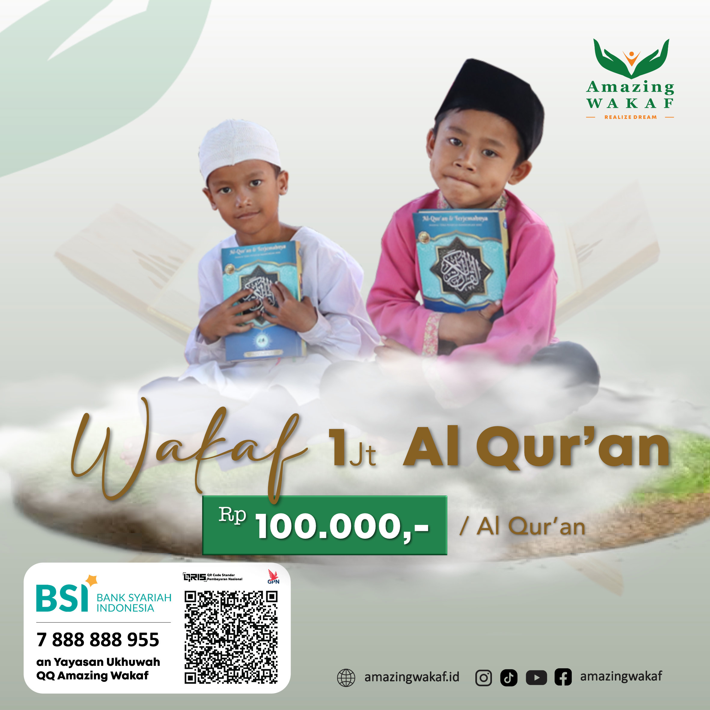 Donasi Pengadaan 1 Juta Al Qur'an